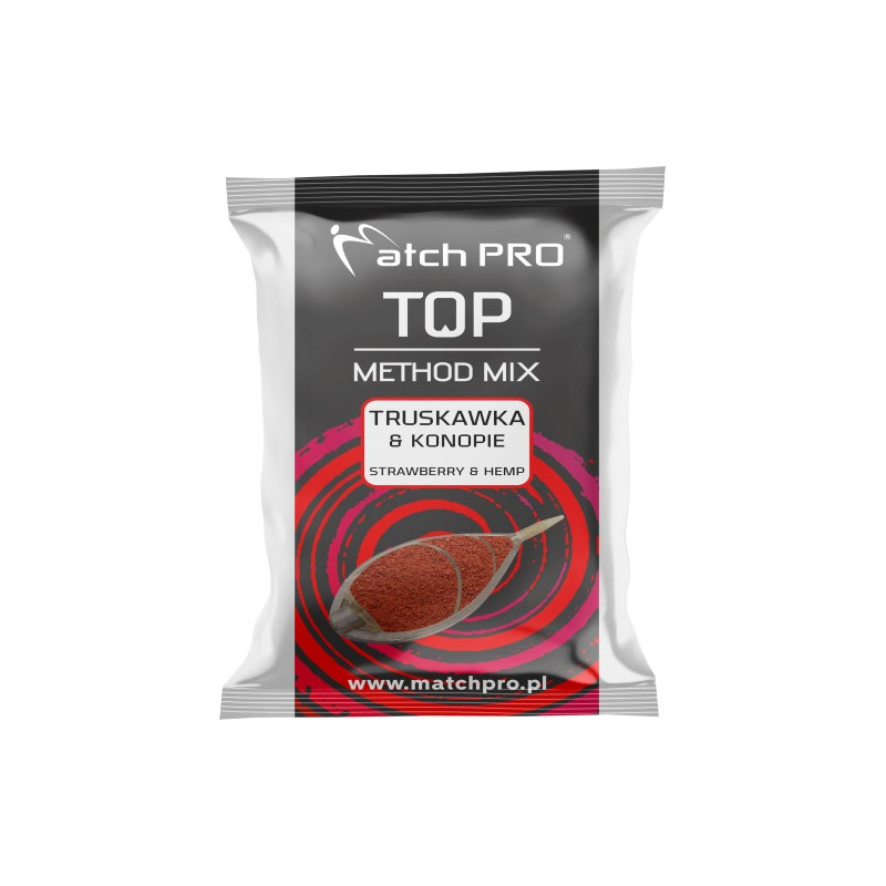 METHODMIX TRUSKAWKA & KONOPIE Zanęta Matchpro 700g